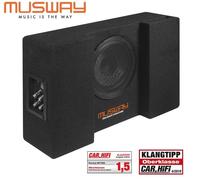 MUSWAY MF108Q 8" 20 cm Single Bassreflex Subwoofer Carcasa Sub 400 vatios