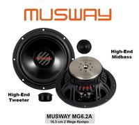 MUSWAY MG6.2A 16,5 cm 2 vías componentes activos altavoces 16,5 cm (6,5") con...