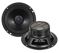 MUSWAY ML62 - Sistema coaxial de 2 vías de 16,5 cm, altavoz empotrable para coche con tweeter de tejido de 20 mm y membrana de aluminio para un sonido impresionante