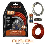 Musway MW10.5KIT Kit 10MM ² Verstärker-anschluss-set 5 Metros Cobre Sólido