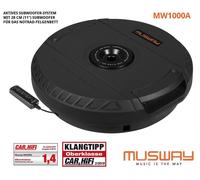 Musway MW1000A Subwoofer Activo para Artesa de Rueda Repuesto,Repuesto Woofer 28
