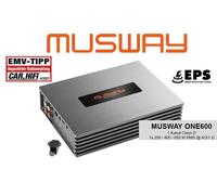 MUSWAY ONE600 Digital 1 canal AMP MONO AMPLIFICADOR 650 VATIOS RMS incl. Bass...