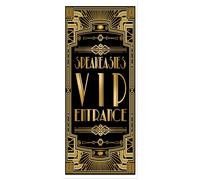 Musykrafties Gatsby Grandeur Speakeasies - Manta para Puerta de Entrada (182,9 x 76,2 cm), diseño de Jazz