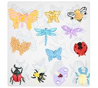 musykrafties Insectos Silicona Decoración Tartas Molde para Fondant Tartas,Cumpleaños de la Magdalena,Polímero Flexible Manualidades Resina Epoxy,Hacer Joyas,Incluyen Mariposas Libélulas Abeja