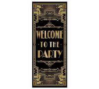 Musykrafties Roaring 1920s Gatsby Grandeur Welcome to The Party - Cubierta para Puerta (182,88 x 76,2 cm)