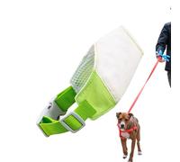 MUSZZA DOGE - MUSZZA DI ALTENZIONE DEL PERE | Guardia per la bocca impermeabile impedisce al boccone e alimenti di locura copertura per animali domestici regolabili per il mordedi per ladare