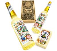 MUT22 2 Agua de Florida y 1 Jabón de Agua de Florida de México 100% Original para Limpieza y Protección Espiritual