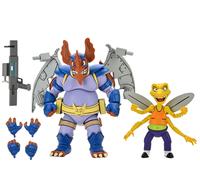Mutant Ninja Tortugas Cartoon Tuerca Mariposa Screwloose 2-pack Figura de Acción