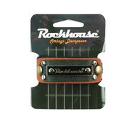 Mute ajustable para guitarra para reducir el ruido de las cuerdas y personalizar el tono, fabricado con material de algodón elástico para comodidad del cuello y fácil instalación (marrón)