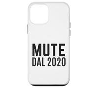 Mute dal 2020 Ironica Divertente Ufficio Smart Working Call Carcasa para iPhone 12 mini