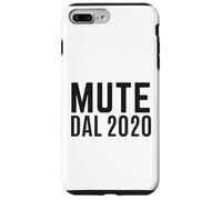 Mute dal 2020 Ironica Divertente Ufficio Smart Working Call Carcasa para iPhone 7 Plus/8 Plus