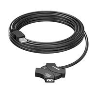 MutecPower 5m Cable USB 2.0 Activo con Hub USB de 4 puertos y chipset de extensión Cable USB Macho a 4 x Hembra - Cable de extensión USB Activa/Cable repetidor - 5 Metros