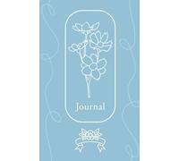 Muted Blue Floral Journal: Simple Artistic/Gifts for Women/Soft Matte Cover/Cheap Gifts
