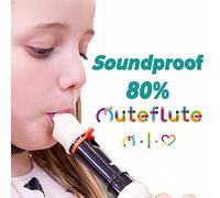 MUTEFLUTE Pack de 5 controladores de sonido, sordinas para flauta soprano de digitación barroca o alemana. Sordina para niños y adultos
