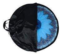 Muteitt Bolsa De Tutú De Ballet, Bolsa De Ropa para Disfraz De Danza, Bolsas De Ropa Plegables para Ropa De Baile, Bolsa De Almacenamiento para Vestir con Cremallera para Niñas