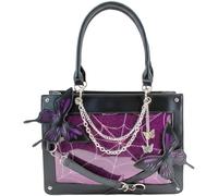 Muteitt Bolso De Mano Estilo Ita con Mariposas, Estilo Y2k, para Mujer, Bolso Bandolera Gótico con Estampado De Telaraña Y Mariposas, Bolso Grande con Asa Superior, Bolso De Hombro