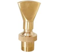 Muteitt Boquillas De Latón para Fuente, 1/2 "dn15 Y 3/4" Dn20, Boquilla para Fuente De Agua En Forma De Ventilador, Cabezal Rociador para Estanque De Jardín