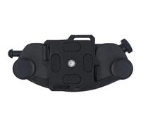 Muteitt Clip para Correa De Mochila De Cámara, Clip para Arnés De Cámara, Abrazadera De Fijación De Correa De Cámara, Base Adaptadora para Cámaras De Acción, Suministros De Montaje