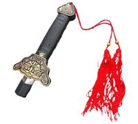 Muteitt Espada China Retráctil De Tai, Espada Clásica con Borla, Espada Falsa De Artes Marciales De para Espectáculo De Magia, Cosplay De Halloween