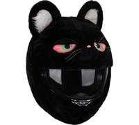 Muteitt Funda para Casco De Motocicleta, Bonito Accesorio De Peluche De Dibujos Animados para Casco Completo, Divertida Decoración para Casco.