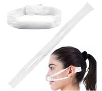 Muteitt Vendaje Nasal Elástico, 2 Piezas Vendaje Nasal Cirugía De Nariz Soporte para Vendaje Elástico para Procedimientos Posquirúrgicos De Nariz