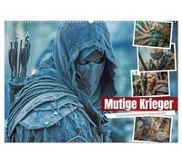 Mutige Krieger (Wandkalender 2026 DIN A2 quer), CALVENDO Monatskalender: Entdecken Sie die Legenden und Epen, die die Welt geprägt haben, und erleben ... Vielfalt der kriegerischen Helden.