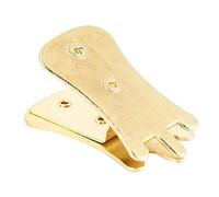 MUTISHISHISH METAL MUTE para Erhu Kao Hu Chung Hu resistente y duradero Portable para práctica tranquila Material de metal aprox. 3 7 2 2 cm (Oro)