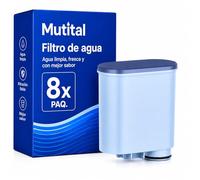 Mutital 8 Filtros de Agua para Cafeteras Philips AquaClean | Compatible con Philips AquaClean CA6903/10, CA6903/22 y series 1200, 2200, 3200 y 5400.