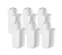Mutital Filtro de Agua para Siemens® EQ Series, EQ3/EQ6/EQ9, EQ500, S700, 3200 - Compatible con Cafeteras Automáticas Bosch® TCZ7003, TCZ7033 y Brita® Intenza 57549 (6 unidades)