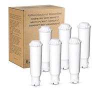 Mutital Filtros de Agua para Cafetera, Repuesto para Melitta, F088 Krups, Nivona Café Romatica, Compatible con Krups EA829S, Melitta Pro Aqua Barista TS y Más (6 Unidades)