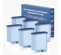 Mutital Pack de 6 filtros de agua para cafetera compatible con Philips AquaClean, filtro para cafetera espresso 3200, apto para cafeteras automáticas, filtro antical específico (CA6903)