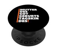 Mutter Des Geburtstagskindes - German Mother Birthday Boy PopSockets PopGrip Adhesivo
