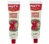 Mutti Doppio Concentrato - Salsa de tomate concentrada doble, 130 g, 129.8 g, paquete de 2