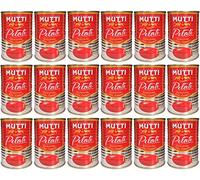 Mutti Pomodori Pelati Tomates Ciruela Pelados 100% Italianos 18 x 400g