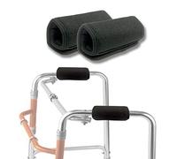 MUTTIY Walkers - Fundas de agarre de mano, 2 unidades, acolchadas, núcleo de espuma viscoelástica, absorbe la humedad, antibacterianas, lavables