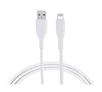 MUTTO Cable de datos cargador de PVC USB 2.0 - LIGHTNING de 1 Metro Blanco