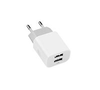 MUTTO Cargador de Pared Universal de 5V2A/10W con 2 Puertos USB compatible con todo tipo de gadgets y smartphones Blanco