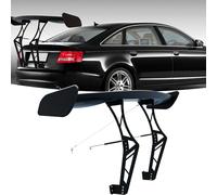 MUTUSAISI Alerón universal para maletero trasero GT Racing para coche, kit de soporte de metal, accesorios compatibles con Audi A6 S6 C6 4F Saloon 2005-2008 FSI/Le Mans/S Line/SE/TDI/TFSI