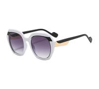 MUTYNE Gafas de sol de lujo con lentes degradados para mujer, modernas gafas de sol estilo ojo de gato, estilo casual, con personalidad, UV400 (7)