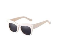 MUTYNE Gafas de sol gruesas de gran tamaño con forma de ojo de gato y leopardo para mujer, gafas de sol con remaches retro, gafas de sol cuadradas para hombre, C4, talla única