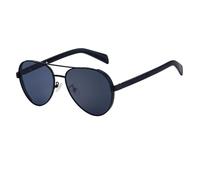 MUTYNE Gafas de sol ovaladas para hombre y mujer, montura metálica, para conducir, protección UV400 (C1)
