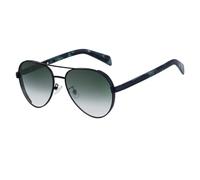 MUTYNE Gafas de sol ovaladas para hombre y mujer, montura metálica, protección UV400 para conducir (C7)