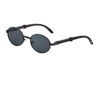 MUTYNE Gafas de sol ovaladas para hombre y mujer, patillas ajustables, protección UV400 retro (C3)