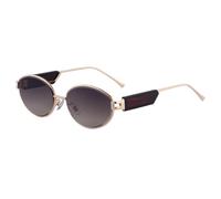 MUTYNE Gafas de sol ovaladas para mujer con patillas metálicas, estilo retro (C3)