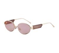 MUTYNE Gafas de sol ovaladas para mujer con patillas metálicas, estilo retro (C7)