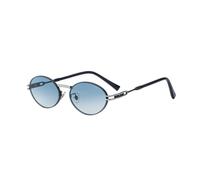 MUTYNE Gafas de sol ovaladas para mujer, montura pequeña, estilo retro, para exteriores (C6)
