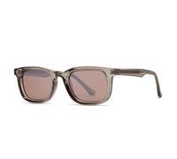 MUTYNE Gafas de sol para hombre y mujer, montura cuadrada (beige)