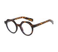 MUTYNE Gafas de sol poligonales de lujo para mujer, estilo retro, redondas, para hombre, para viajes al aire libre, pesca, UV400 (leopardo transparente)