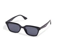 MUTYNE Gafas de sol rectangulares para hombres, gafas de sol cuadradas pequeñas retro para mujeres, gafas de protección UV400, negro, talla única