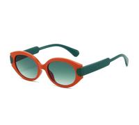 MUTYNE Gafas de sol vintage para viajes al aire libre, gafas de sol de ojo de gato a la moda para mujer, lentes multicolores UV400 (5)